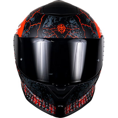 CASCO INTEGRAL BUSTER RIDER ARMOUR ROJO KOV