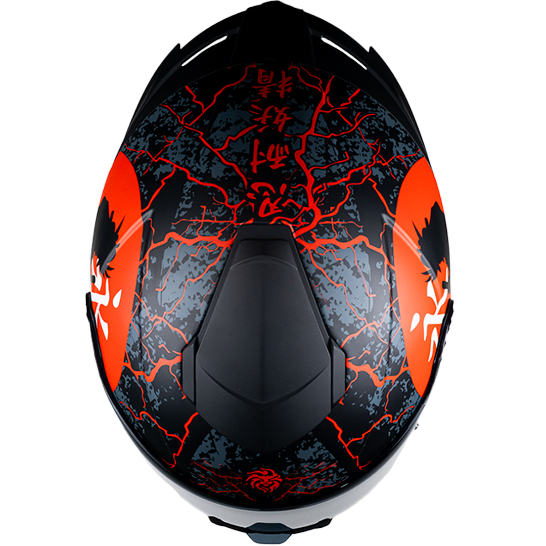 CASCO INTEGRAL BUSTER RIDER ARMOUR ROJO KOV