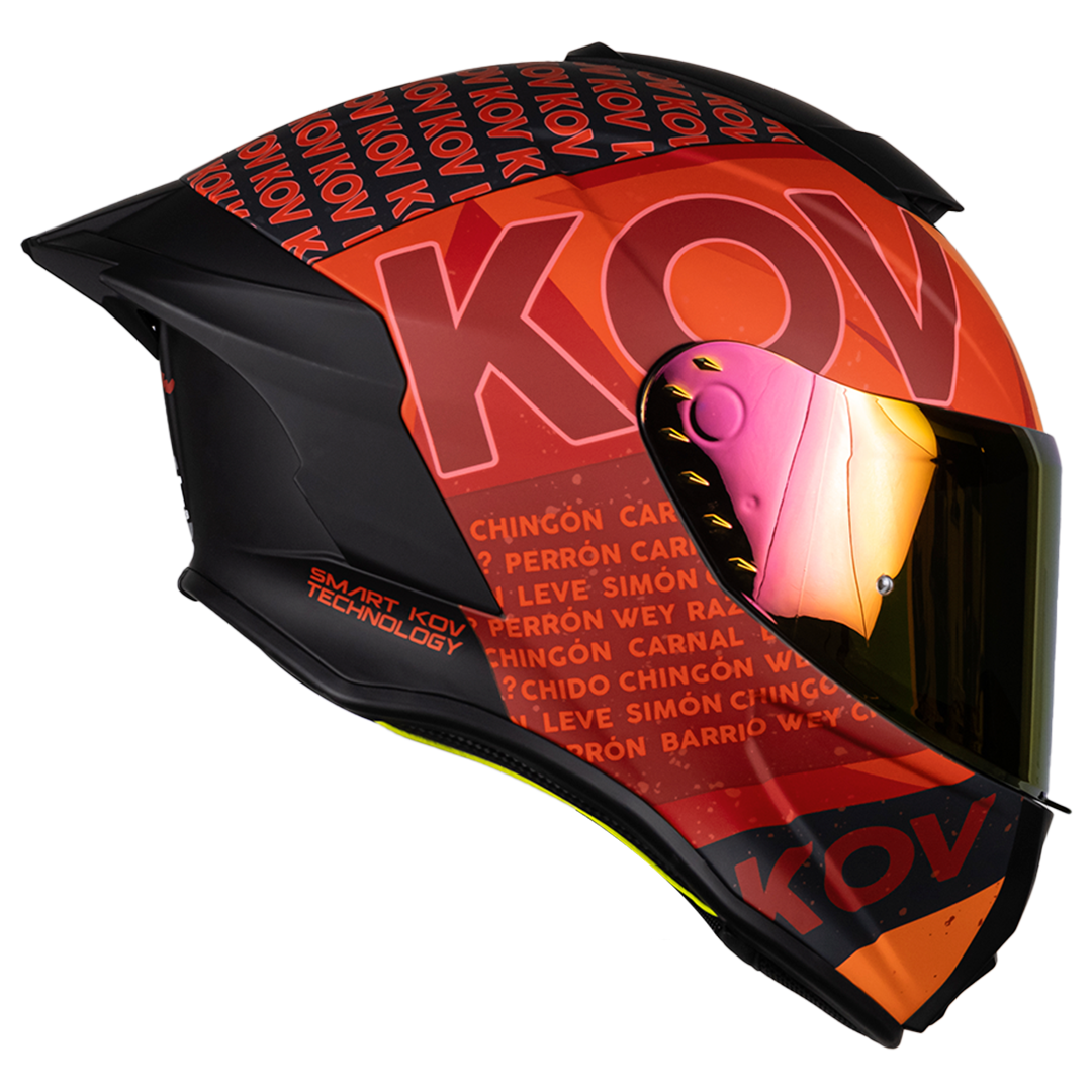 CASCO INTEGRAL BUSTER FLOW ROJO KOV