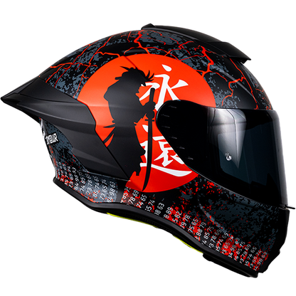 CASCO INTEGRAL BUSTER RIDER ARMOUR ROJO KOV