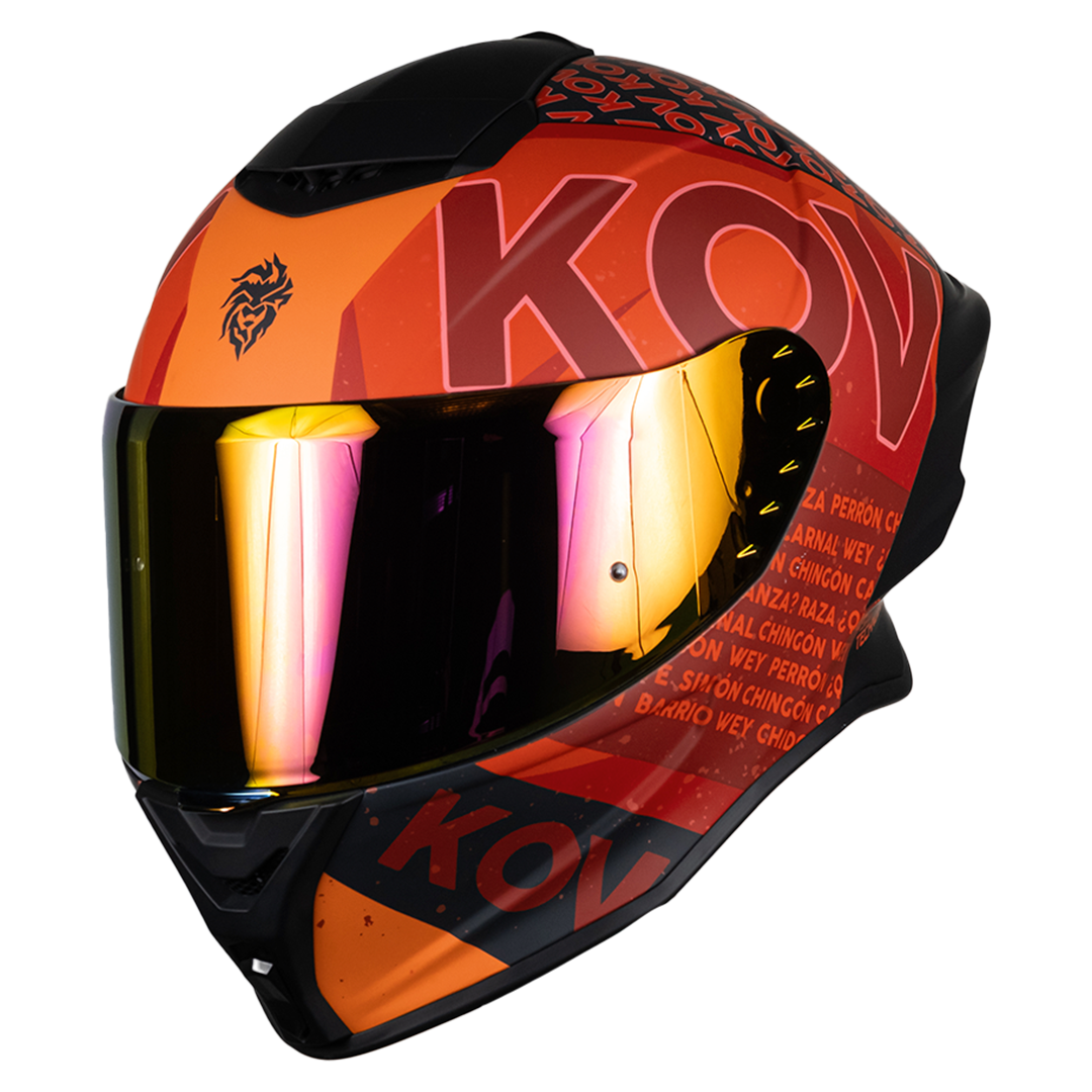 CASCO INTEGRAL BUSTER FLOW ROJO KOV