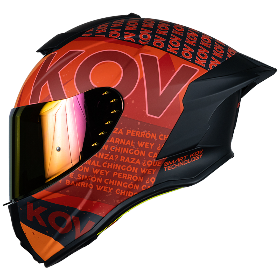 CASCO INTEGRAL BUSTER FLOW ROJO KOV