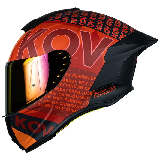 CASCO INTEGRAL BUSTER FLOW ROJO KOV