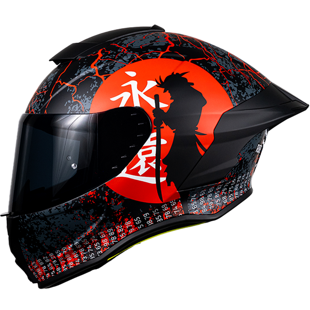 CASCO INTEGRAL BUSTER RIDER ARMOUR ROJO KOV