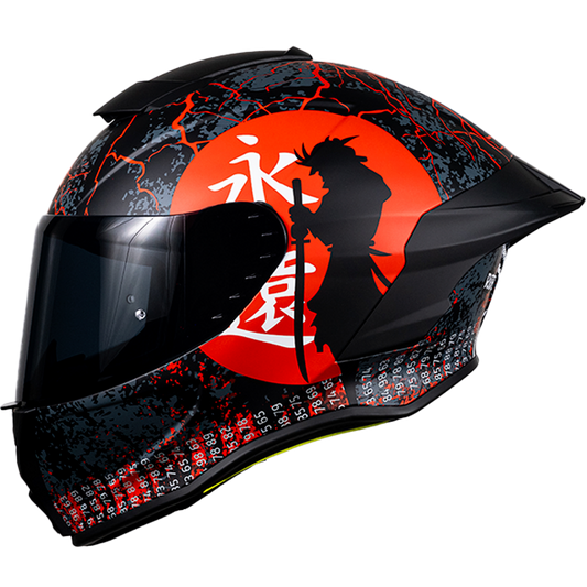 CASCO INTEGRAL BUSTER RIDER ARMOUR ROJO KOV