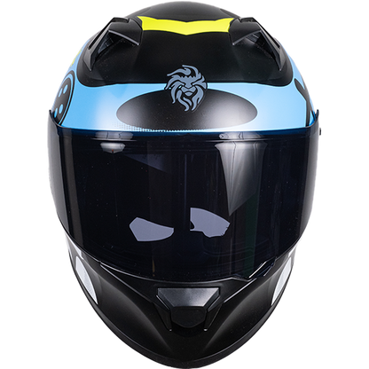 CASCO INTEGRAL PIXEL CRAZY AZUL KOV