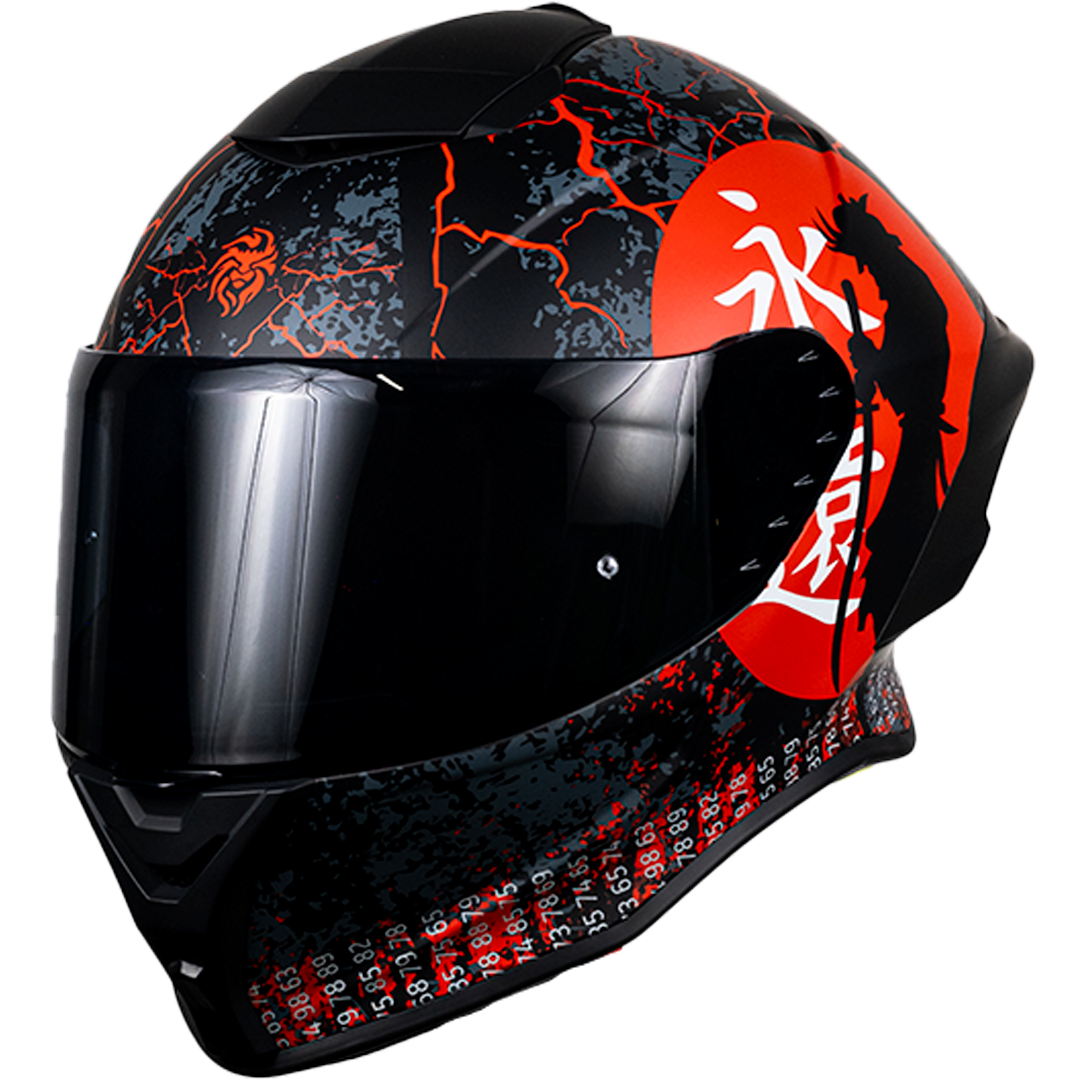 CASCO INTEGRAL BUSTER RIDER ARMOUR ROJO KOV