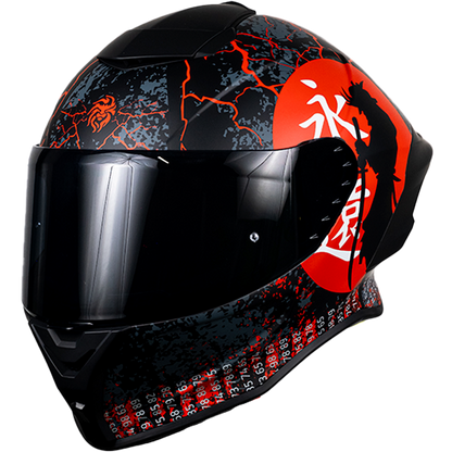 CASCO INTEGRAL BUSTER RIDER ARMOUR ROJO KOV