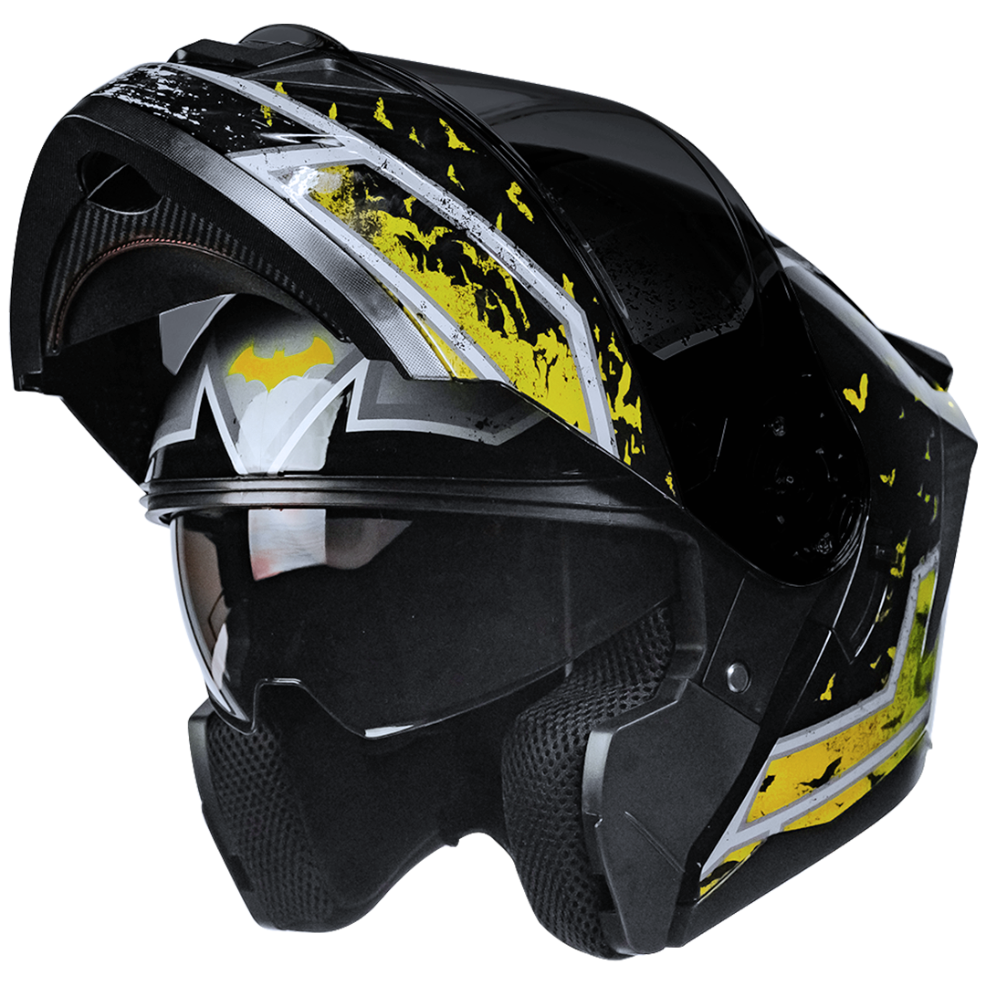 CASCO DC ZERO BATMAN AMARILLO