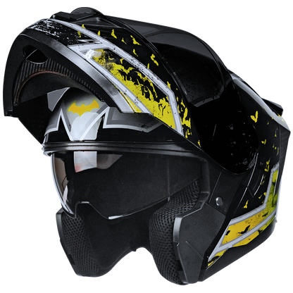 CASCO DC ZERO BATMAN AMARILLO