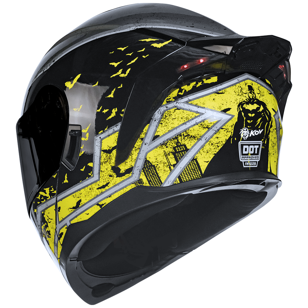 CASCO DC ZERO BATMAN AMARILLO