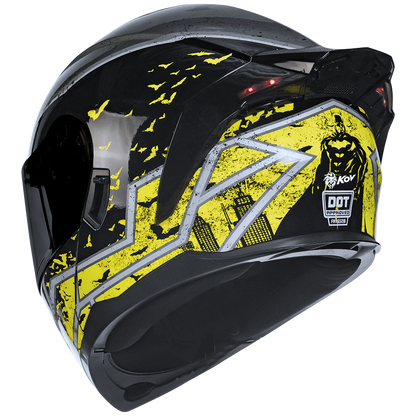 CASCO DC ZERO BATMAN AMARILLO