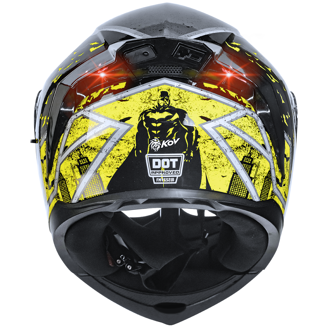 CASCO DC ZERO BATMAN AMARILLO