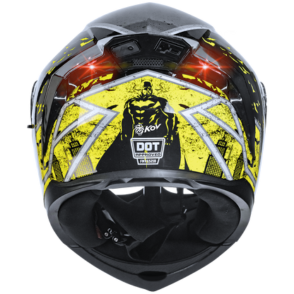 CASCO DC ZERO BATMAN AMARILLO