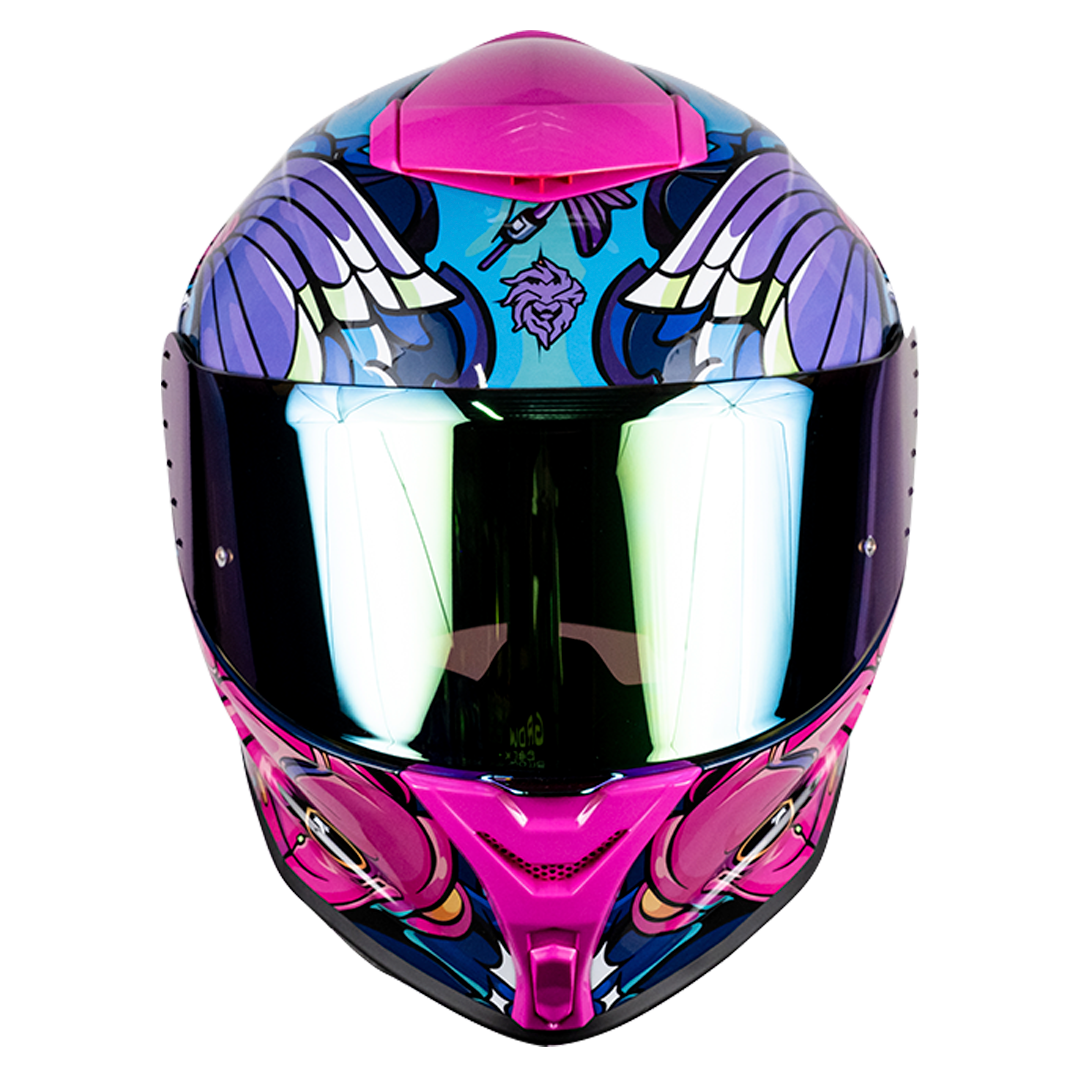 CASCO INTEGRAL BUSTER KOI ROSA KOV