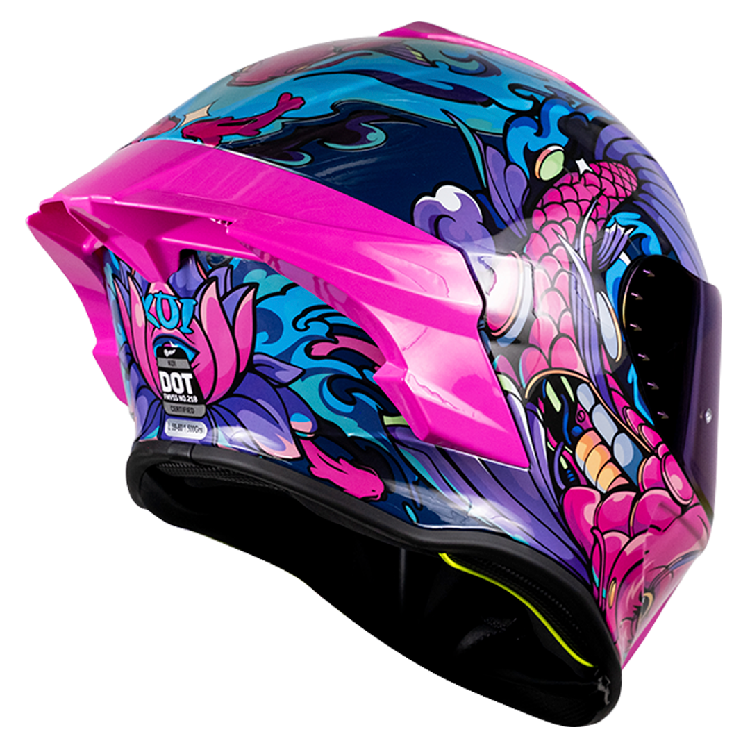 CASCO INTEGRAL BUSTER KOI ROSA KOV