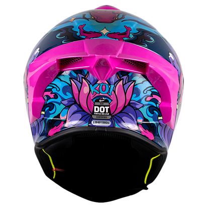 CASCO INTEGRAL BUSTER KOI ROSA KOV