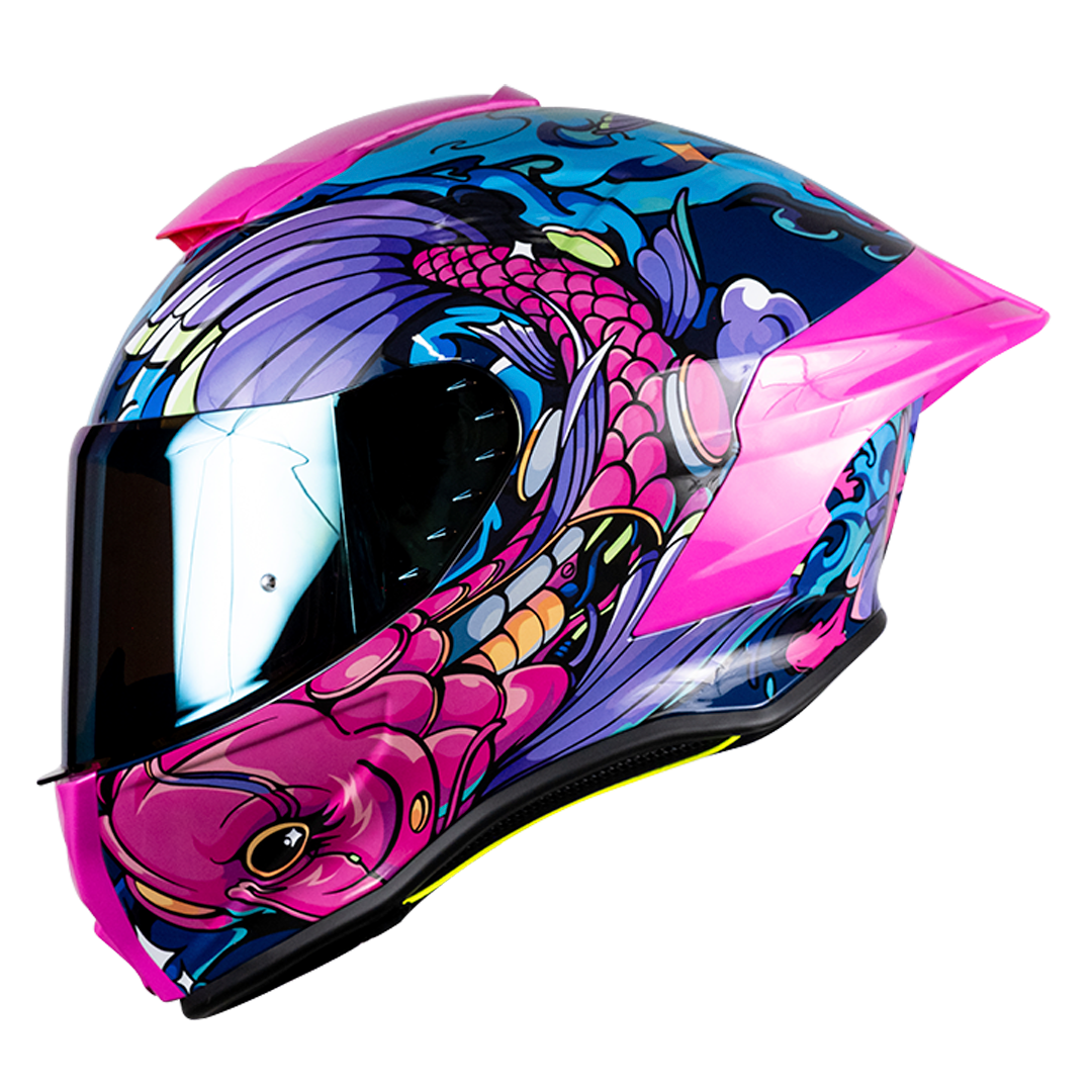 CASCO INTEGRAL BUSTER KOI ROSA KOV