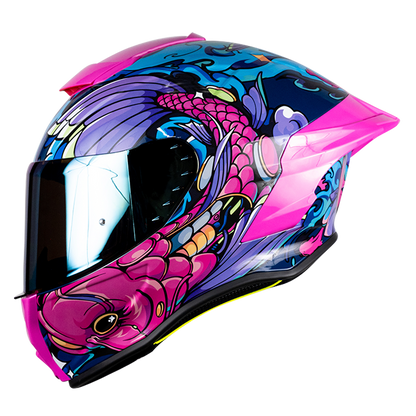 CASCO INTEGRAL BUSTER KOI ROSA KOV