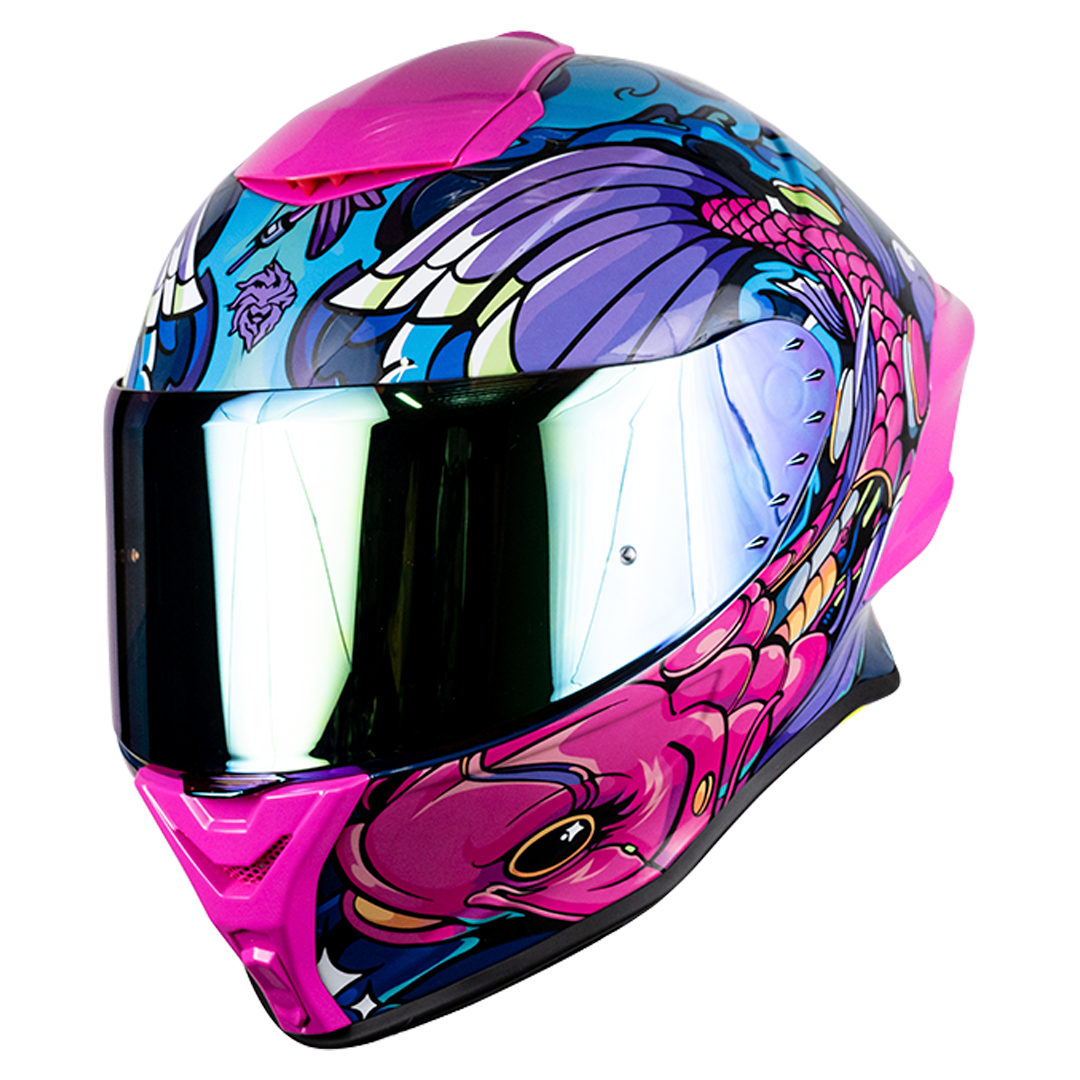 CASCO INTEGRAL BUSTER KOI ROSA KOV