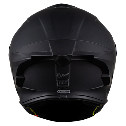 CASCO INTEGRAL BUSTER NEGRO MATE KOV