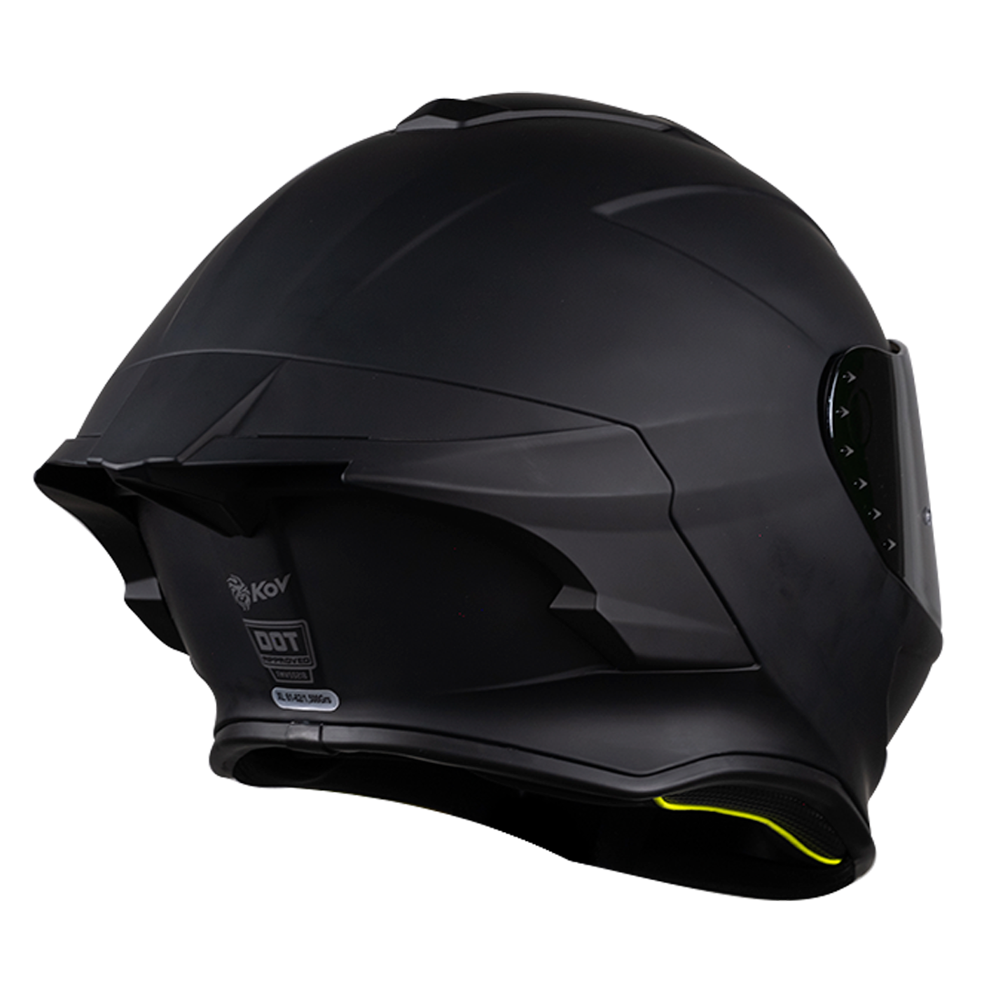 CASCO INTEGRAL BUSTER NEGRO MATE KOV