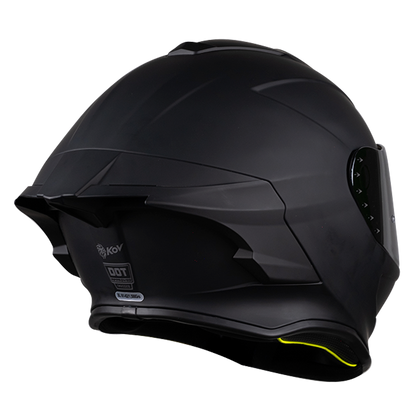 CASCO INTEGRAL BUSTER NEGRO MATE KOV