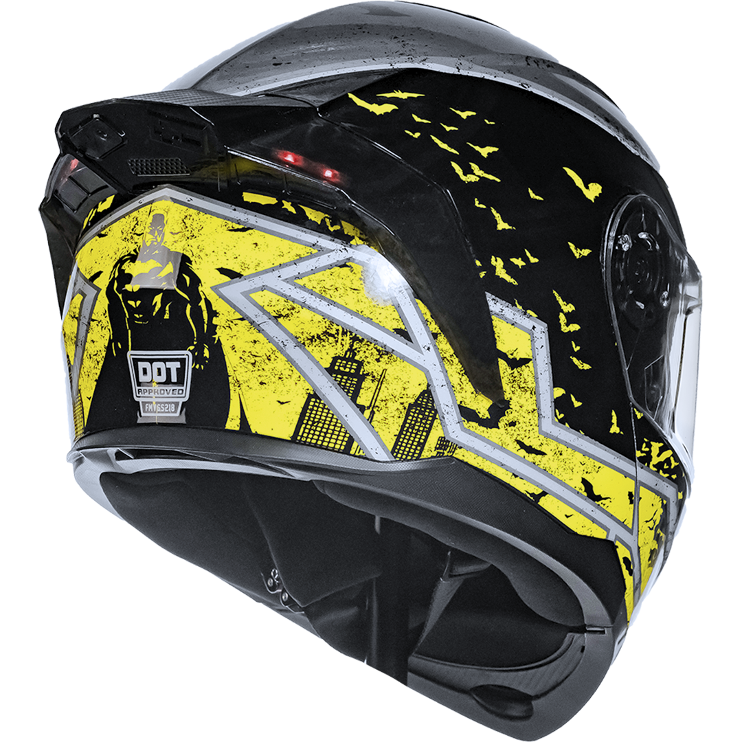 CASCO DC ZERO BATMAN AMARILLO