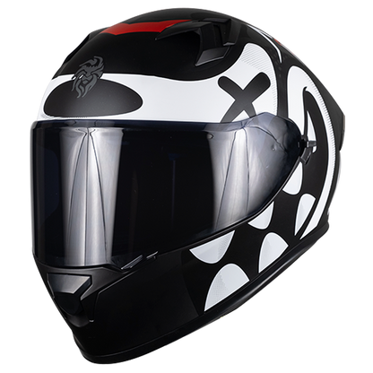 CASCO INTEGRAL PIXEL CRAZY BLANCO KOV