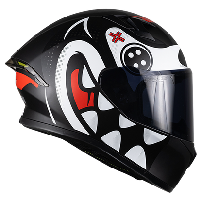 CASCO INTEGRAL PIXEL CRAZY BLANCO KOV