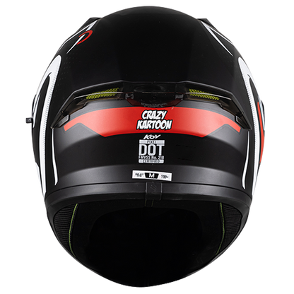 CASCO INTEGRAL PIXEL CRAZY BLANCO KOV