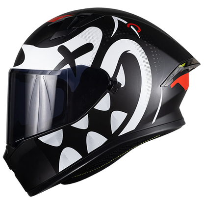 CASCO INTEGRAL PIXEL CRAZY BLANCO KOV