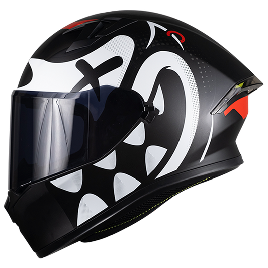 CASCO INTEGRAL PIXEL CRAZY BLANCO KOV