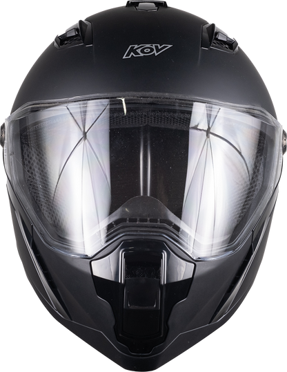 CASCO INTEGRAL JET SOLIDO NEGRO MATE KOV