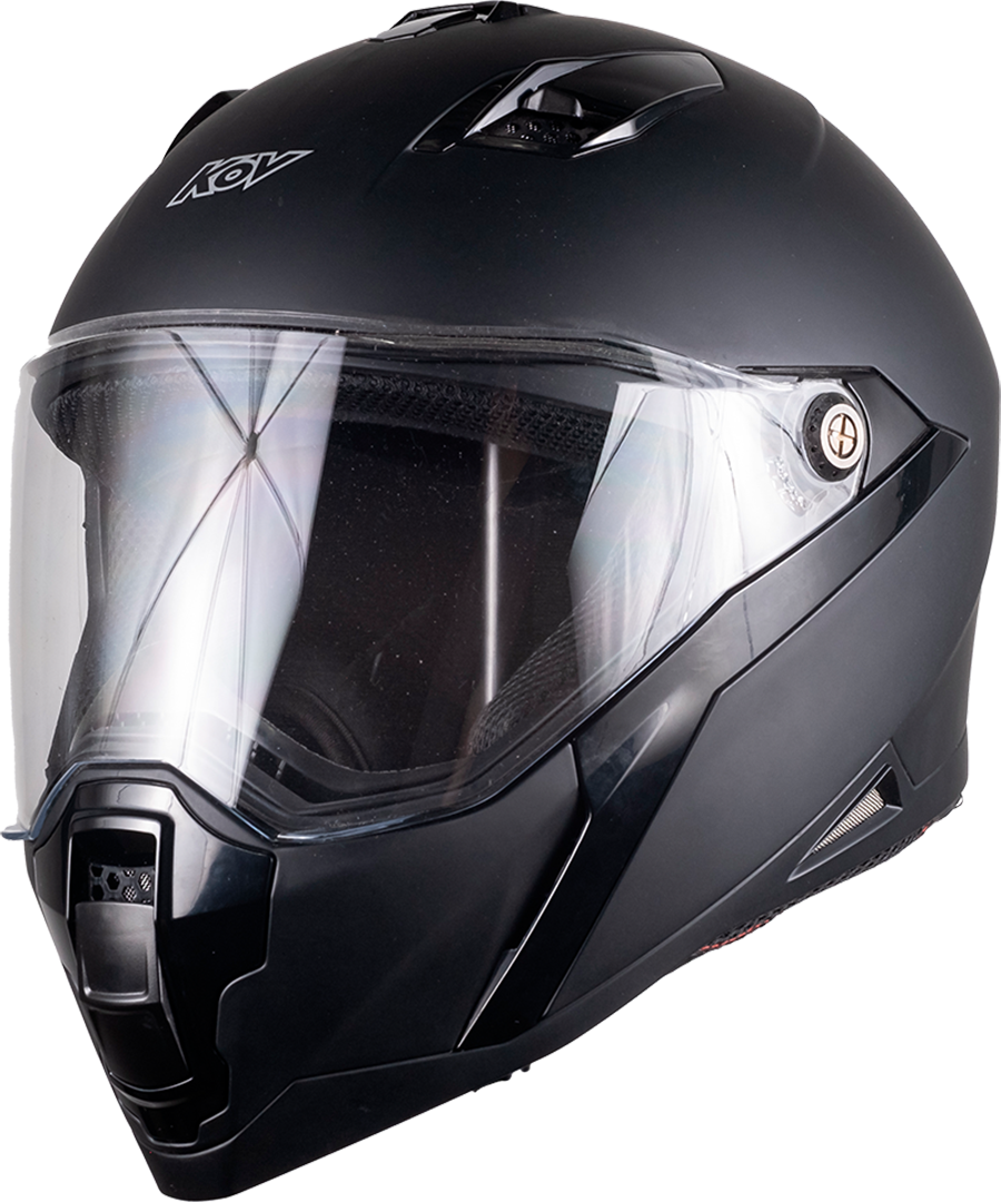 CASCO INTEGRAL JET SOLIDO NEGRO MATE KOV