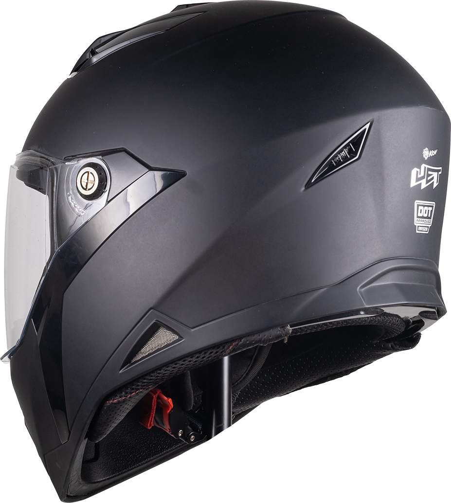 CASCO INTEGRAL JET SOLIDO NEGRO MATE KOV