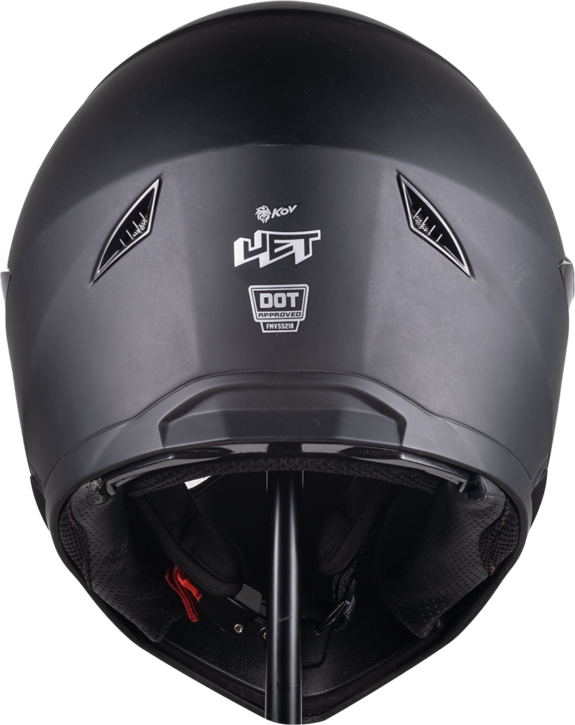 CASCO INTEGRAL JET SOLIDO NEGRO MATE KOV