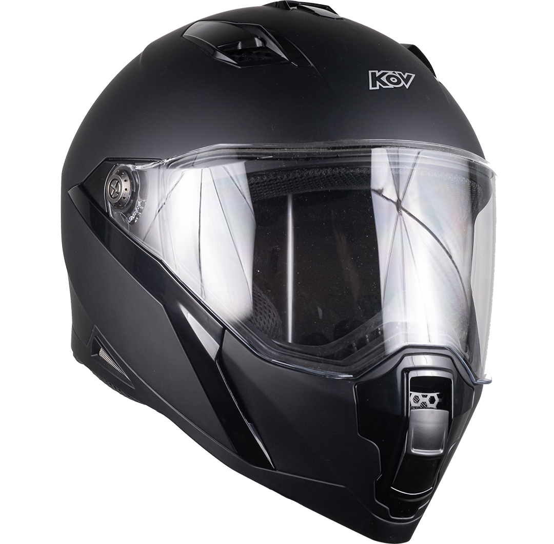 CASCO INTEGRAL JET SOLIDO NEGRO MATE KOV