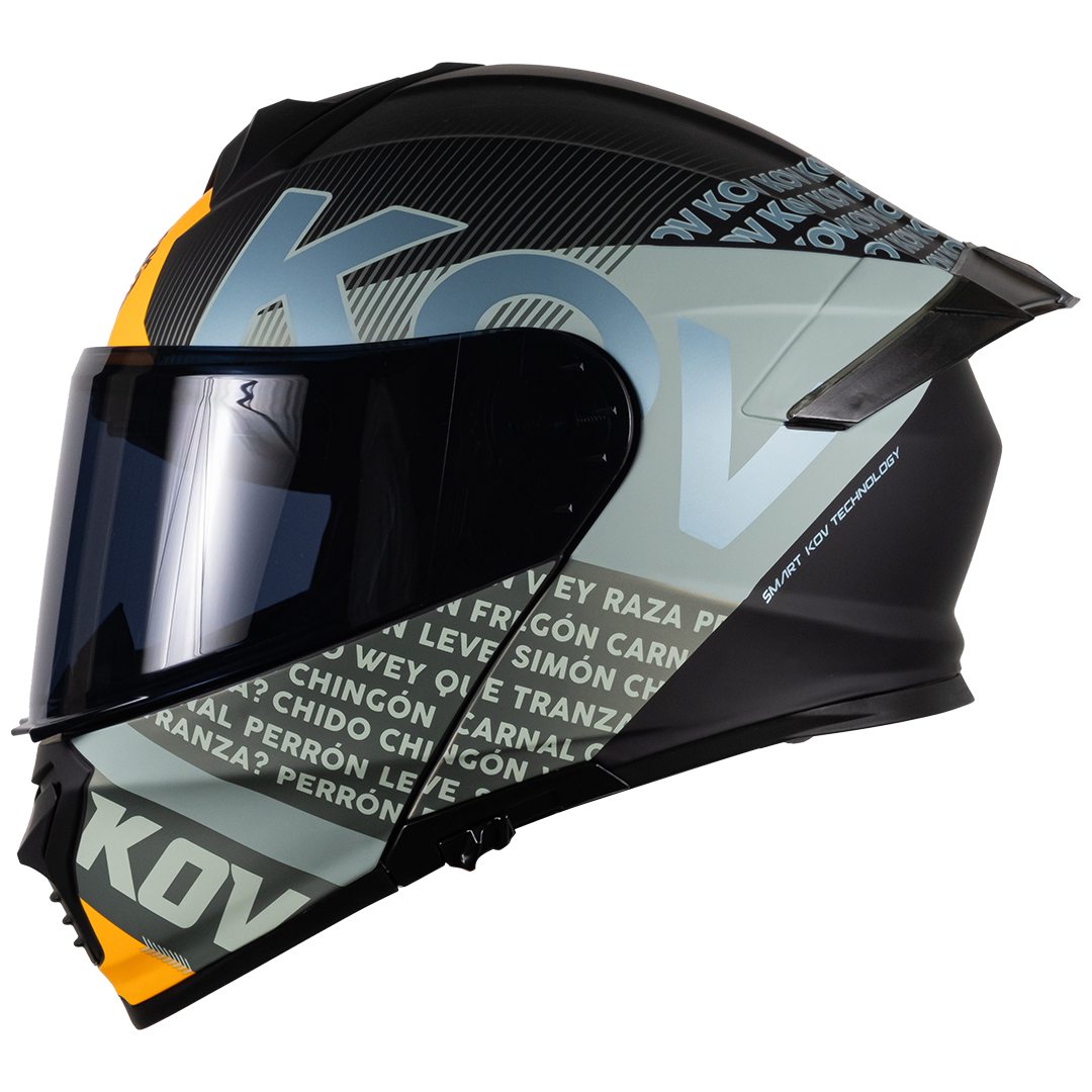 CASCO ABATIBLE THUNDER FLOW VERDE KOV