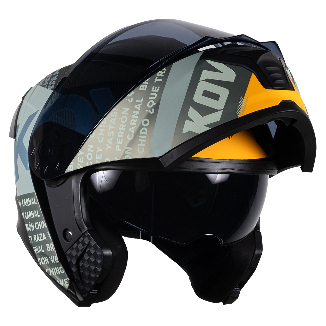 CASCO ABATIBLE THUNDER FLOW VERDE KOV