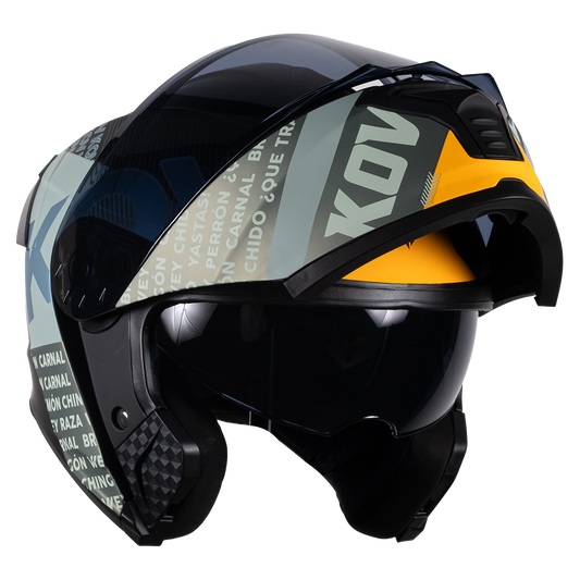 CASCO ABATIBLE THUNDER FLOW VERDE KOV