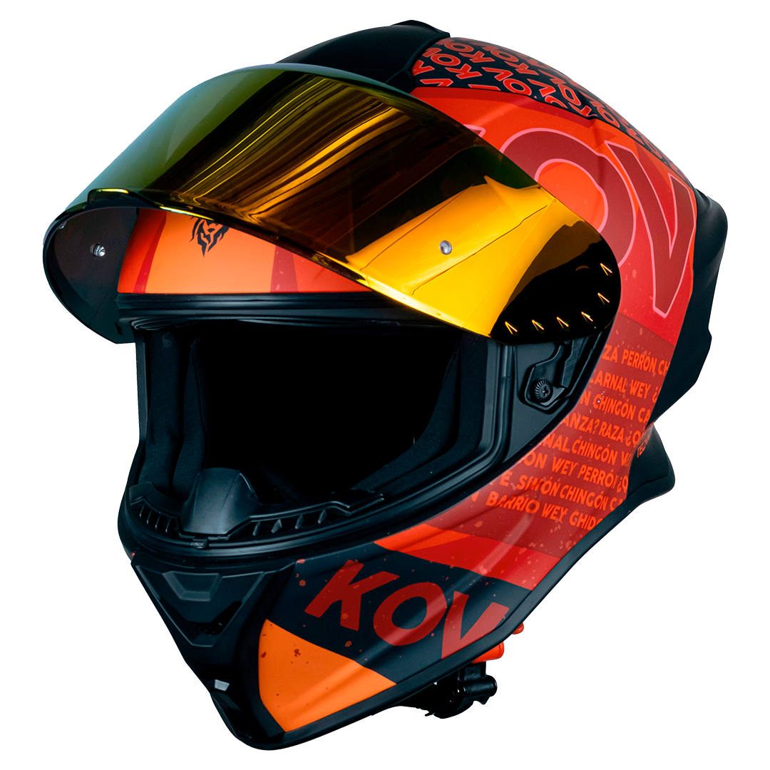 CASCO INTEGRAL BUSTER FLOW ROJO KOV