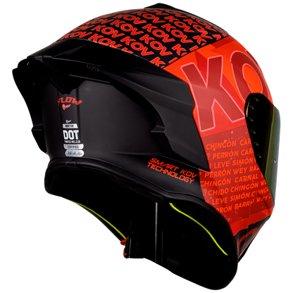 CASCO INTEGRAL BUSTER FLOW ROJO KOV