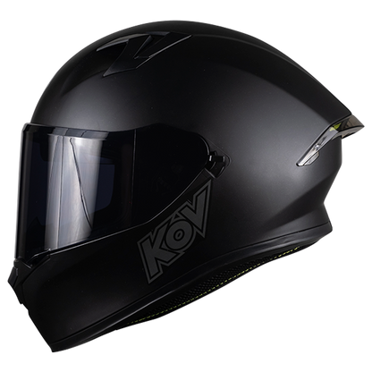 CASCO INTEGRAL PIXEL SOLIDO NEGRO MATE KOV