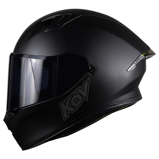 CASCO INTEGRAL PIXEL SOLIDO NEGRO MATE KOV