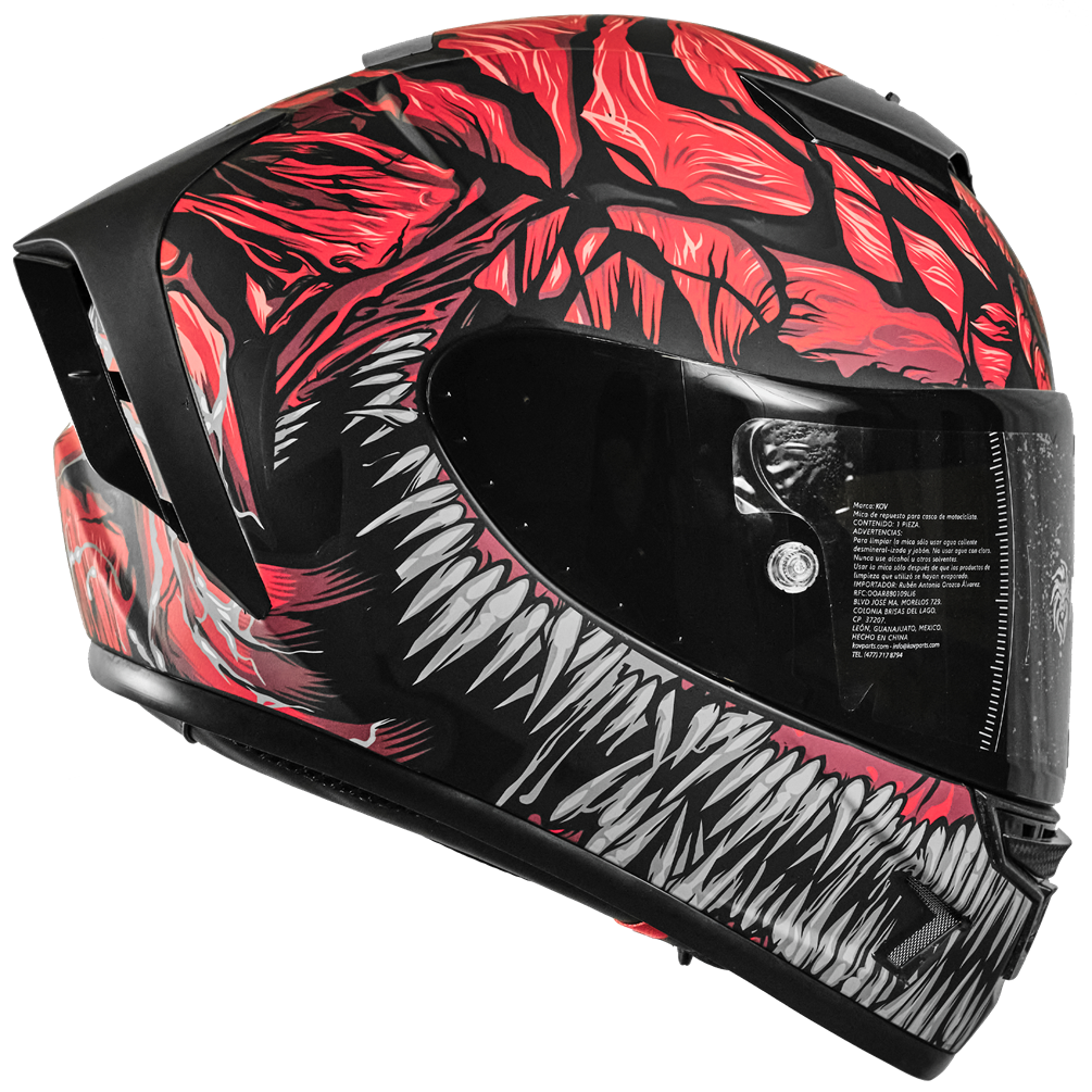 CASCO INTEGRAL AIRCUT CARNIVOR ROJO KOV