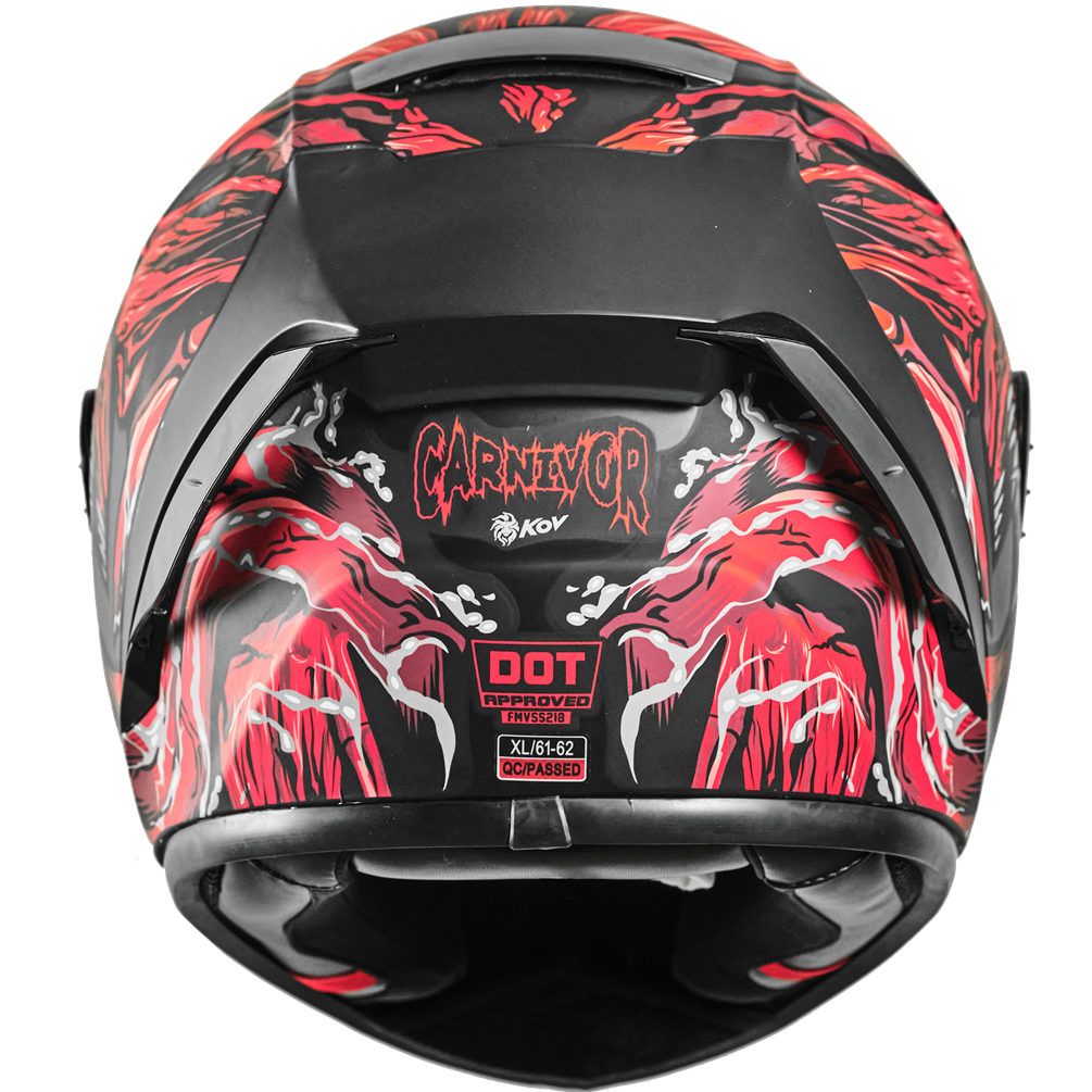 CASCO INTEGRAL AIRCUT CARNIVOR ROJO KOV