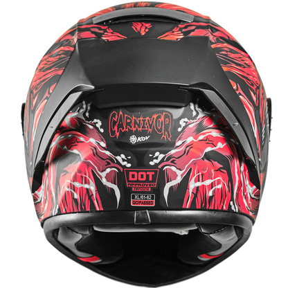 CASCO INTEGRAL AIRCUT CARNIVOR ROJO KOV