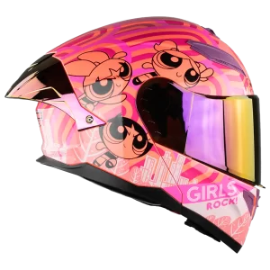 Casco Chicas Superpoderosas Original Rosa